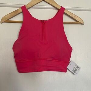 NWT Lululemon Energy High Neck Longline Zip Bra